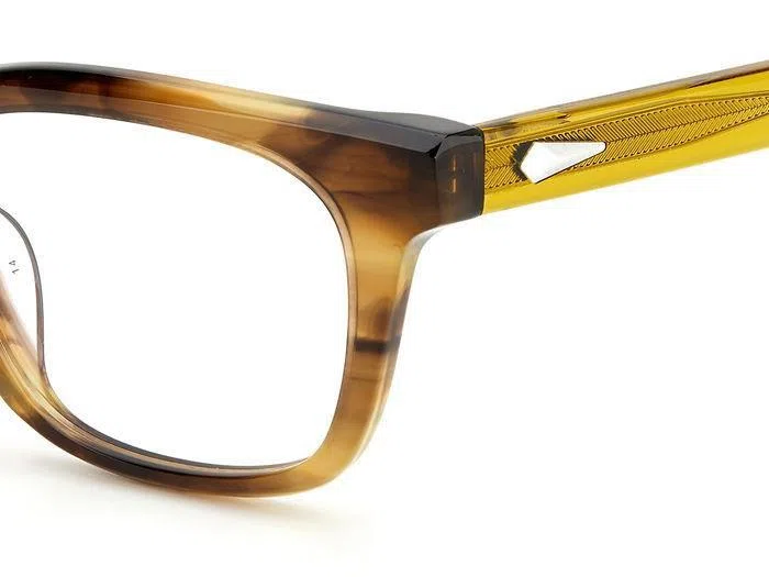 Rag & Bone RNB8002 Eyeglasses - ORNG HORN - view 4